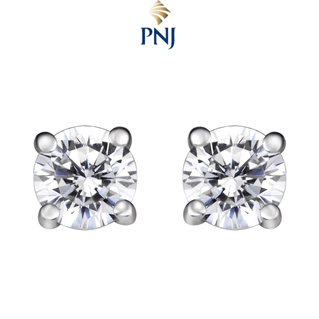 Bông tai Bạc đính đá CZ PNJSilver XM00K000121