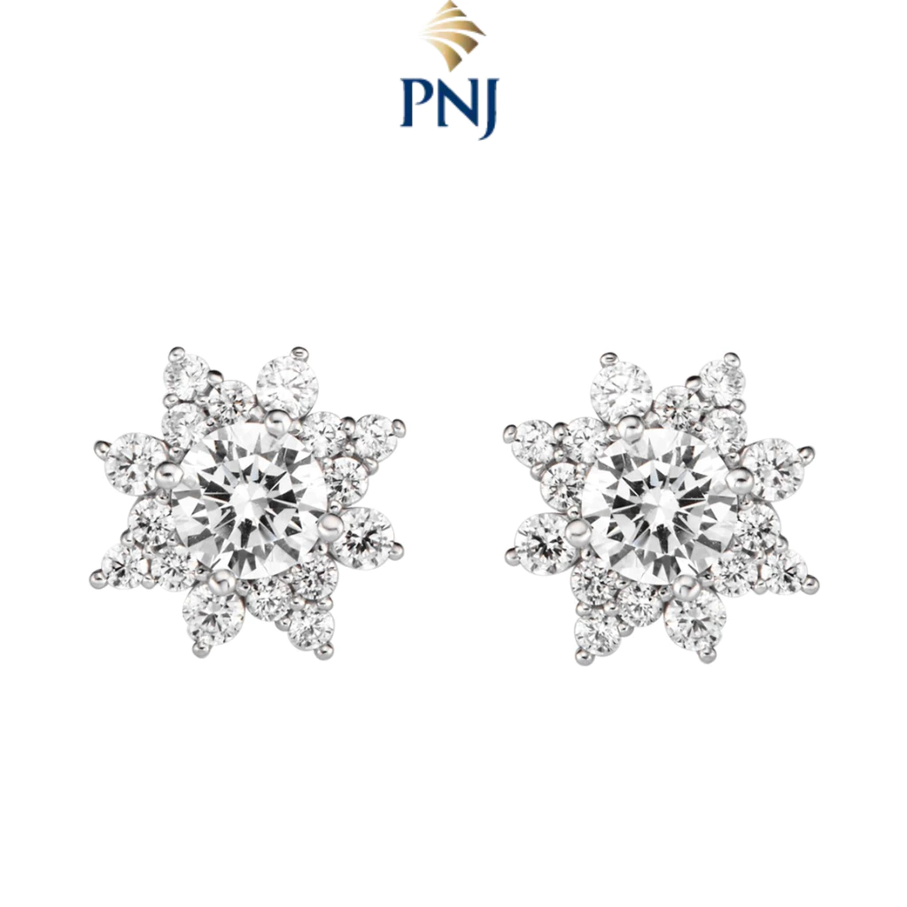 Bông tai Bạc đính đá CZ PNJSilver XMXMK000169