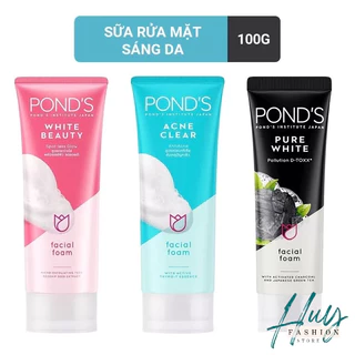 Sữa Rửa Mặt POND'S Acne Clear/Age Miracle/Pure White/Flawless White Facial Foam 50g | 100g srm ponds