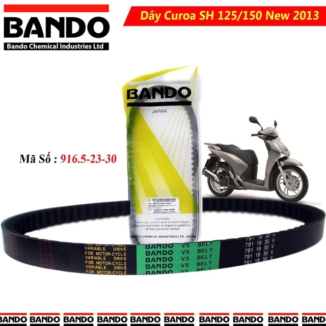 Dây curoa xe Sh Việt 125/150 Bando