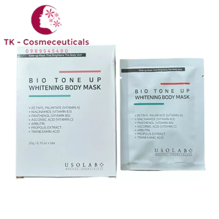 Mặt Nạ Ủ Trắng Usolab Bio Tone Up Whitening Body Mask - Hộp 5 Gói x 20g