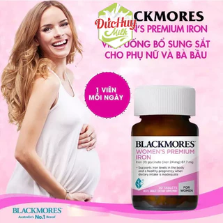 Blackmores Folate 500mg Úc chứa Acid Folic chống dị tật thai nhi cho mẹ bầu