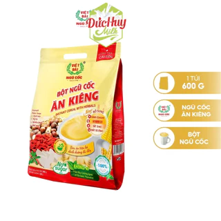 Bột ngũ cốc ăn kiêng không đường Việt Đài Túi 525g (35g x 15 gói)