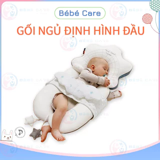 Gối chữ U cho bé gối cho bé vừa làm gối ngủ cho bé gối chống giật mình sơ sinh gối chặn chống bẹp đầu Bébé Care