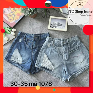 MS 1078 Quần Short Jeans Bigsize Rách Túi Kiểu Hot Trend Mùa Hè