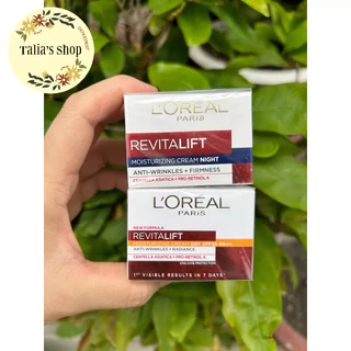 Bộ kem dưỡng da chống lão hóa giảm nếp nhăn ngày và đêm Loreal Paris Revitalift 20ml