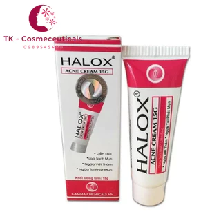 Kem Ngăn Ngừa Mụn HALOX ACNE CREAM Mờ Sẹo, Giảm Thâm Mụn - 15g