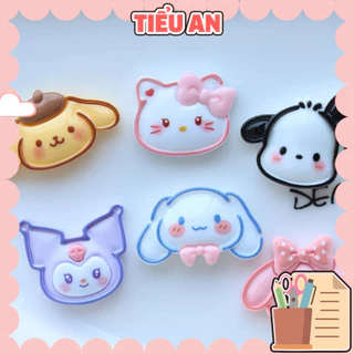 Charm (C758) slime/ Dụng Cụ Charm Trang Trí [Ko Keo & Nút] Hình Bé Thú Đáng Yêu (2x2.5cm)