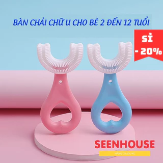 Bàn chải đánh răng silicone hình chữ U cho trẻ em