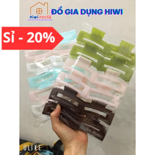 Set 12 Kẹp Tóc Hình Vuông Cỡ Lớn Phong Cách Hàn Quốc Thời Trang Cho Nữ Kẹp Tóc Cá Mâp Cỡ Lớn Hiwihouse