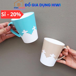 Cốc nhựa 2 màu 250ml Việt Nhật chịu nhiệt tốt - Cốc uống nước, đánh răng có quai cầm