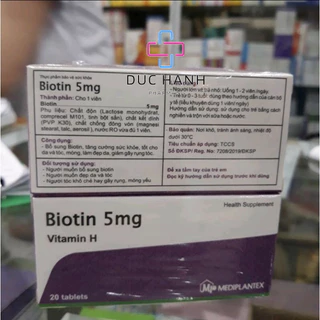 Viên uống chống rụng tóc Biotin 5mg