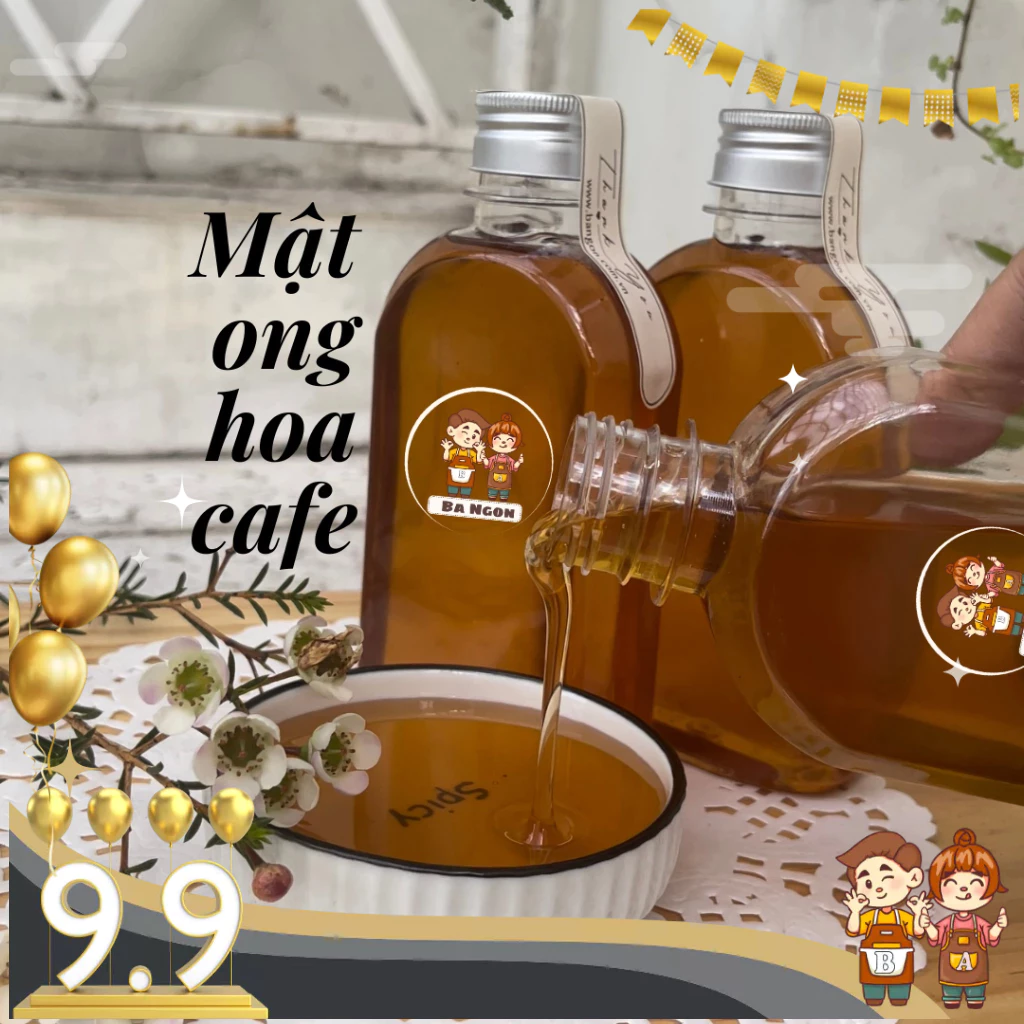 Mật ong hoa cafe Đắc lăk - hàng mật chuẩn xịn tại trại màu hổ phách