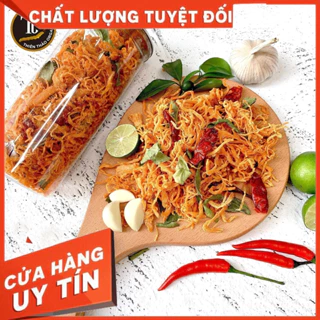 500g khô gà lá chanh loại 1 vệ sinh an toàn thực phẩm Thiên Thảo Organic