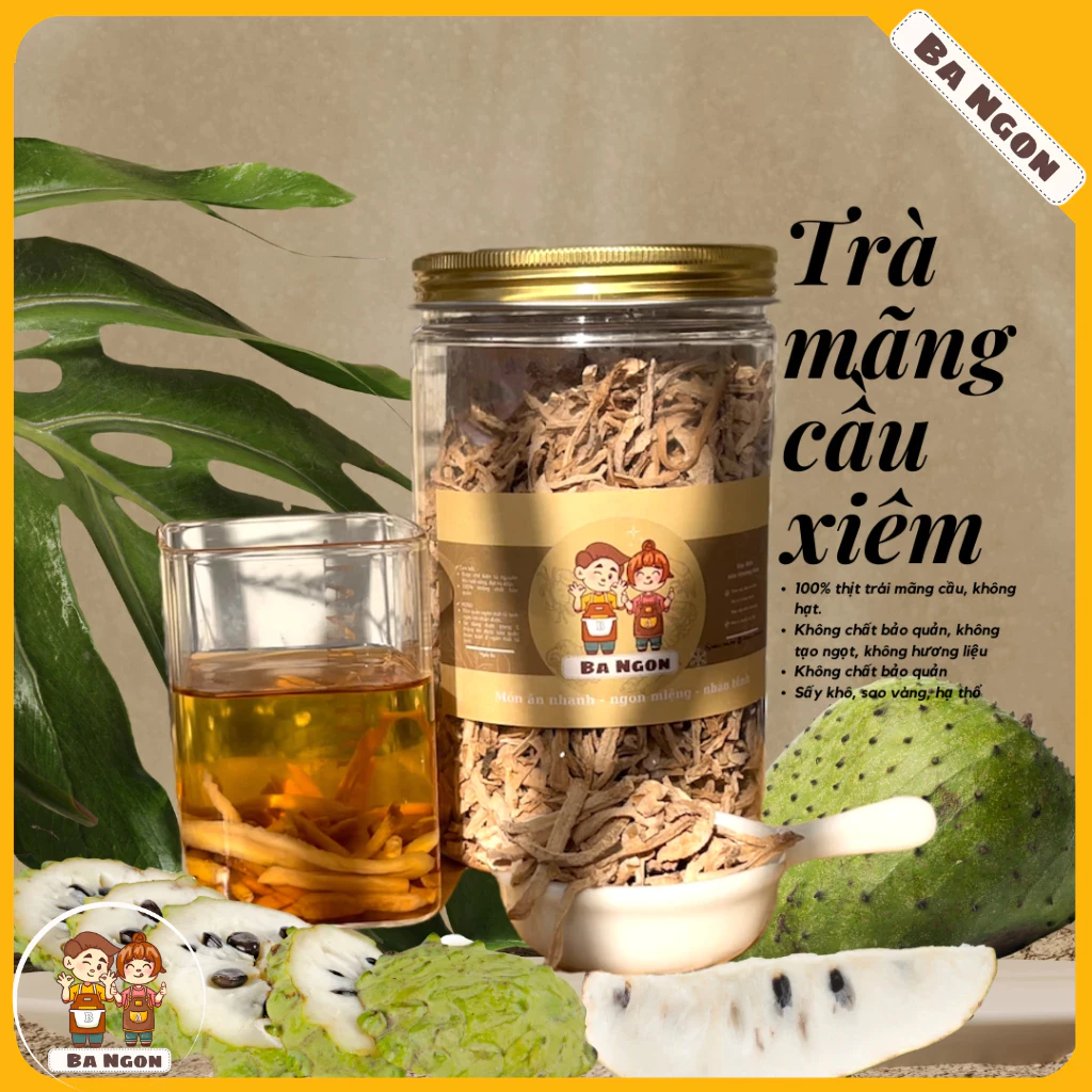 [ RẺ VÔ ĐỊCH] Trà mãng cầu xiêm đaklak - hàng loại A trắng thơm xuất khẩu