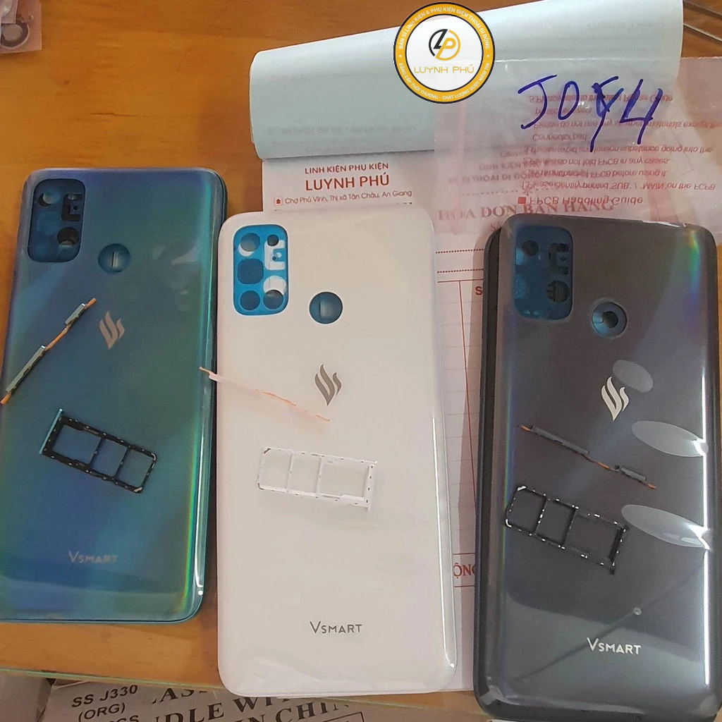 Vỏ vsmart Joy 4 có khay sim bộ nút(ảnh thực tế)