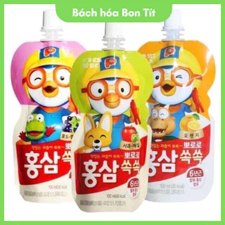 Nước Hồng Sâm Pororo Hàn Quốc 100ml