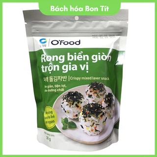 ( Bao Bì Mới) Rong Biển Giòn Trộn Gia Vị Ofood Truyền Thống 40g