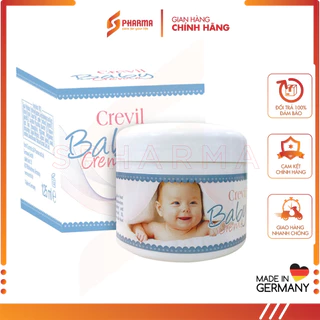 CREVIL BABY CREME: Kem dưỡng da, chống hăm, chống nẻ, bảo vệ da trẻ em (125ml) - Đức