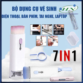 Bộ Dụng Cụ Vệ Sinh Laptop - Máy tính - Bàn Phím - Tai Nghe Airpod Đa Năng 7 in 1 Siêu Nhỏ Gọn Macbox