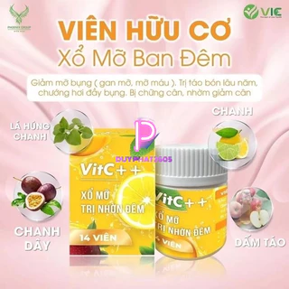 Xổ Mỡ Vitc Hộp 14 viên 2 màu trắng vàng