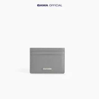 Ví da bò BAMA Wallet W606 ví đựng thẻ card holder chất liệu da saffiano nhỏ gọn
