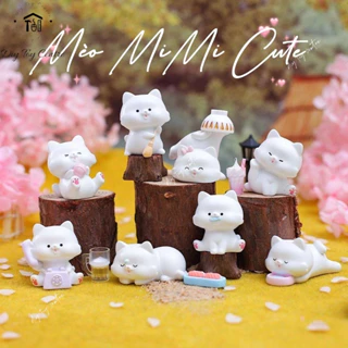 Đồ chơi giải trí BLIND BOX - HỘP MÙ mô hình mini trải nghiệm ngẫu nhiên làm quà tặng, phụ kiện trang trí Mèo MIMI Cute