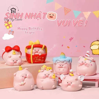 Đồ chơi giải trí BLIND BOX - HỘP MÙ mô hình Heo cute trải nghiệm ngẫu nhiên làm quà tặng, đồ trang trí Sinh Nhật Vui Vẻ!