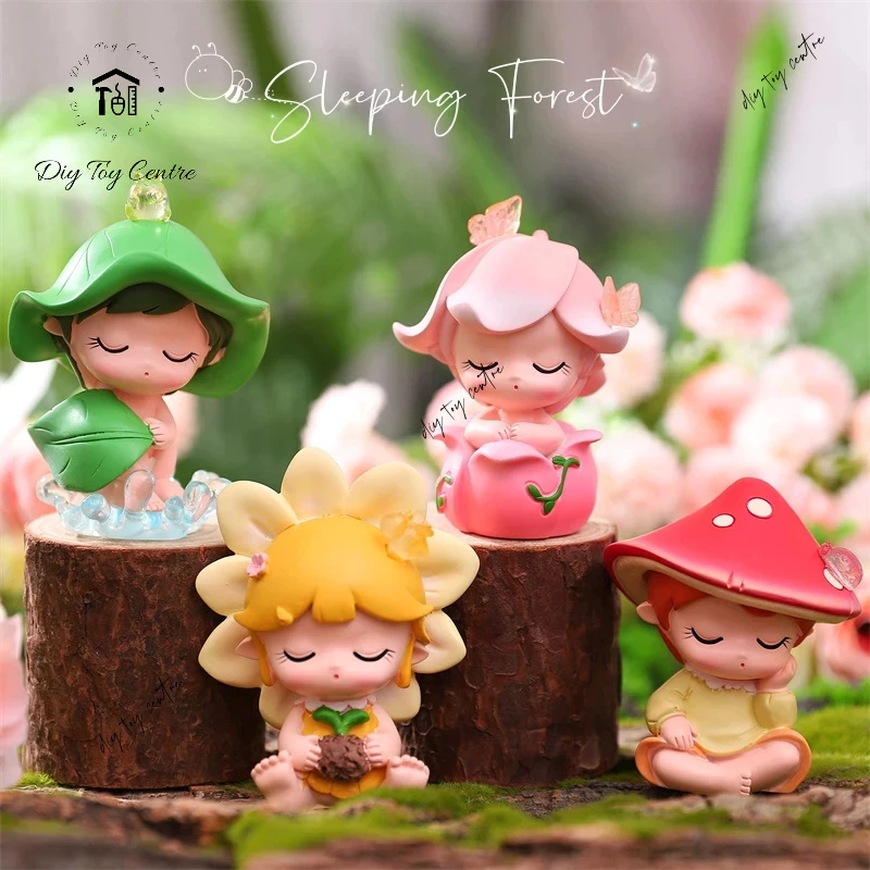 Đồ chơi giải trí BLIND BOX - HỘP MÙ mô hình nhân vật mini dễ thương trải nghiệm may mắn ngẫu nhiên SLEEPING FOREST