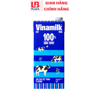 Sữa tươi Vinamilk 1L ít đường - Hàng chính hãng