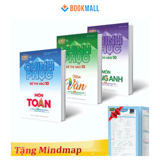 [Mã BMLTB200 giảm đến 100K đơn 499K] Sách - Chinh phục đề thi vào 10 Môn Toán - Văn - Anh - Lẻ tùy chọn