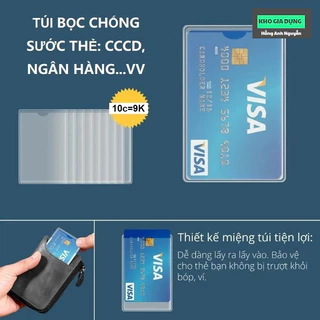 Túi đựng thẻ CCCD, túi bọc bảo vệ chống sước thẻ ATM
