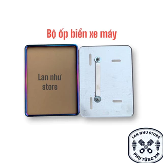 Bộ Khung Biển Số Mica + Ốp Viền Biển 7 Màu Titan Cực Đẹp