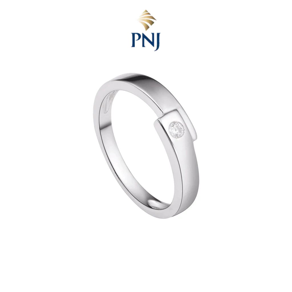 Nhẫn nam Bạc đính đá PNJSilver XM00K000063