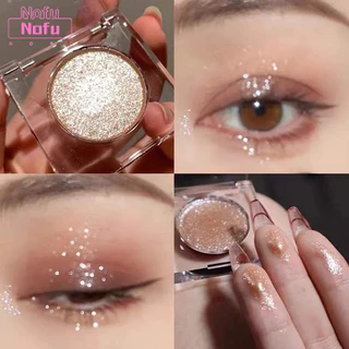 NOFU@Phấn mắt SWEET MINT màu nhũ kim tuyến sáng lấp lánh chống nước lâu trôi