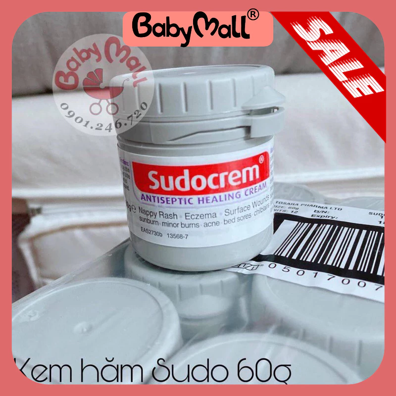 Kem Sudo Antiseptic cho bé từ sơ sinh 60g