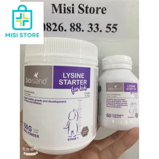 Lysine Bioisland Úc hỗ trợ tăng chiều cao cho bé