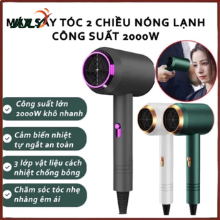 Máy Sấy Tóc HT-01 2 Chiều Nóng Lạnh Công Suất Lớn 2300W Nhanh Khô, 3 Chế Độ Sấy, Tạo Kiểu, Chăm Sóc Tóc Kèm Mỏ Vịt