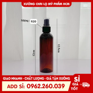 Chai Nhựa Pet Xịt Phun Sương 100ML Chiết Mỹ Phẩm