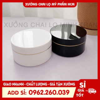 Hủ đựng kem body trắng đục - chai lọ hủ chiết mỹ phẩm 200g