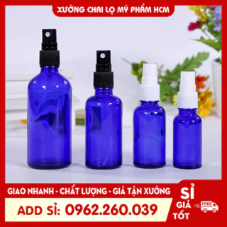 Chai Xịt Thủy Tinh Phun Sương 50ml/100ml Dùng Chiết Tinh Dầu, Chiết Mỹ Phẩm - Lọ Thủy Tinh - Chai Lọ Mỹ Phẩm