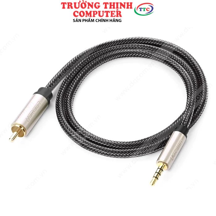 Cáp Audio 3.5mm to RCA Coaxial dài 2m Ugreen 20733