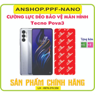 Cường lực dẻo bảo vệ màn hình điện thoại Tecno Pova3 (Pova 3)