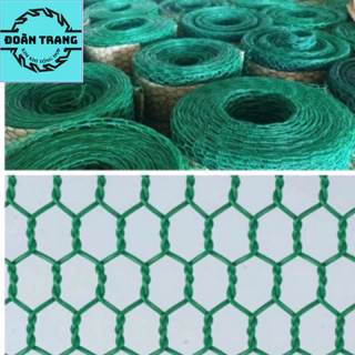 Lưới sắt bọc nhựa  xanh khổ cao 50cm, 1met và 1,2 mét.Lưới Chắn chuột