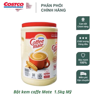 Bột Kem Pha Cà Phê Nestle Coffee Mate 1.5kg Mỹ DATE 2025