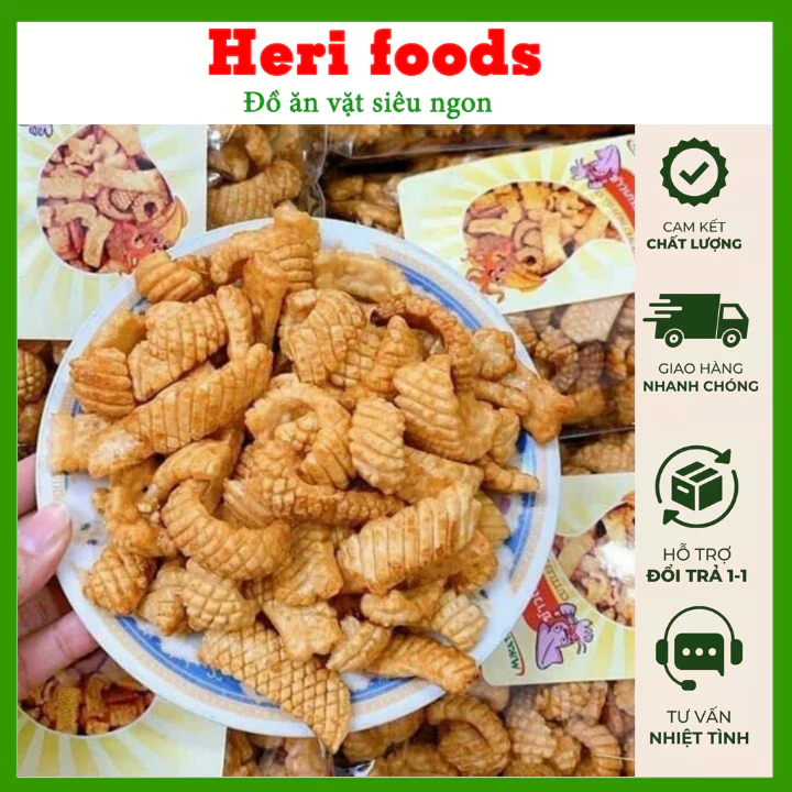 [HỎA TỐC] Bánh Snack mực 250g