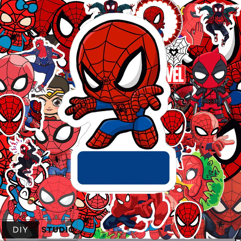 Sticker trang trí laptop,mũ bảo hiểm,vali chống nước.Sticker Spider man