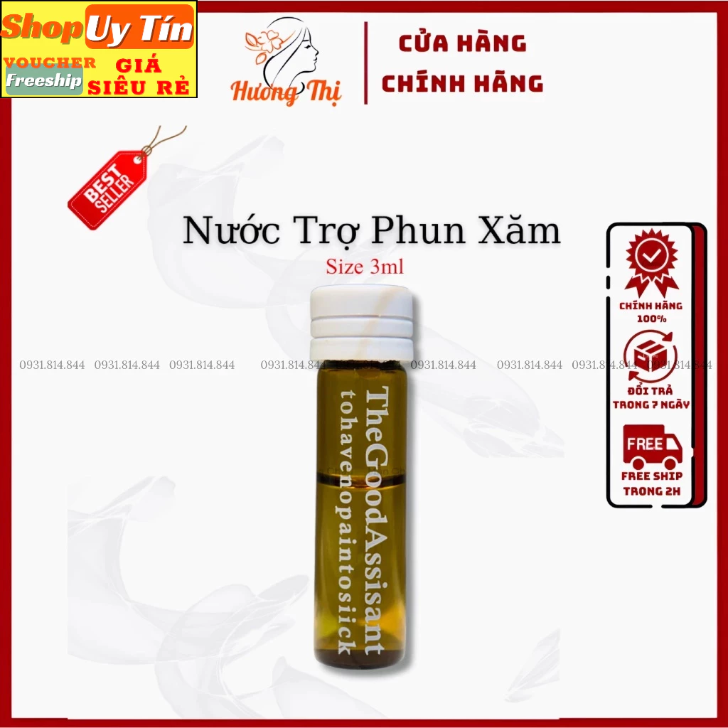 Ống Nâu Ủ Mày Môi Mí Chuyên Dùng Trong Phun Xăm Thẩm Mỹ | Hương Thị Supply