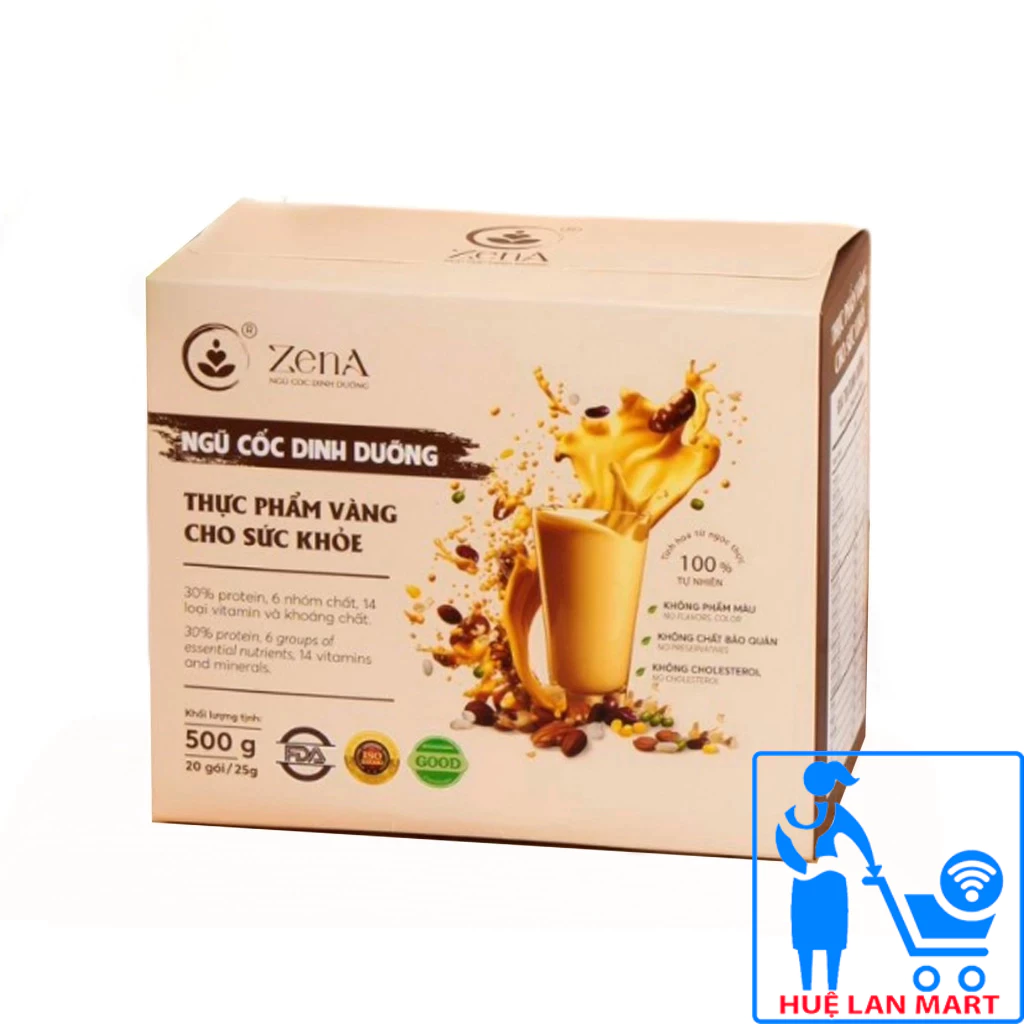 Ngũ cốc dinh dưỡng ZenA - vị truyền thống - Hộp giấy 500g