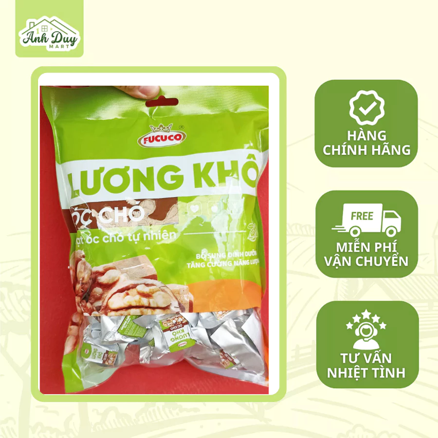 Lương Khô Tự Nhiên Fucuco Phú Cường Bổ Sung Dinh Dưỡng, Năng Lượng Cho Ngày Dài